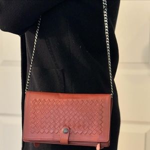 Vintage Bottega Veneta Intrecciato clutch pouch bag